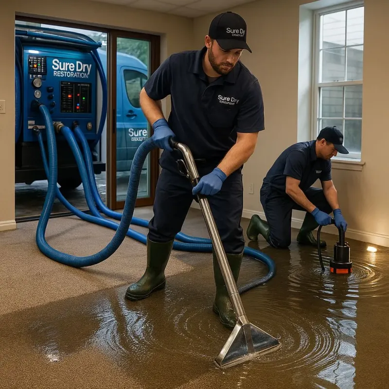 Water Extraction and Removal process in Longview, WA